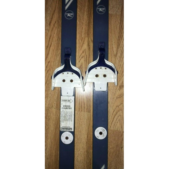 Great Decor! Vintage Rossignol Skis Lake Placid, Blue