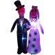 Day of The Dead Couple Halloween Inflatable LED Lights Decor Outdoor Holiday