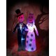 Day of The Dead Couple Halloween Inflatable LED Lights Decor Outdoor Holiday