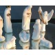 VINTAGE CERAMIC NATIVITY SCENE, HANDMADE 1 OF A KIND, FREE SAME DAY SHIPPING