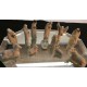 VINTAGE CERAMIC NATIVITY SCENE, HANDMADE 1 OF A KIND, FREE SAME DAY SHIPPING