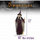 Halloween Haunters 6 Foot Animated Standing Moving Body Witch