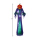 Halloween inflatable Arching Reaper 12 ft Tall Airblown Projection Decoration