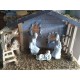 Lladro MATTE Nativity Set  Mary, Joseph & Jesus in Mint Condition Stable-New