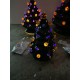 NEW 13” 8” 6” Ceramic Haunted Black Halloween Tree Pumpkin Lighted Spooky Sounds