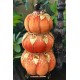 THANKSGIVING VELVET BEADED STACKED PUMPKINS 16” TREE CENTERPIECE TABLE DECOR