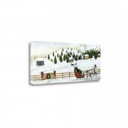 Christmas Valley Sleigh by David Carter Brown, Gallery Wrap