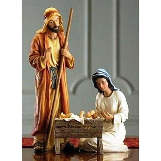 Three Kings Gifts 14-Piece The Real Life Nativity, 7-Inch