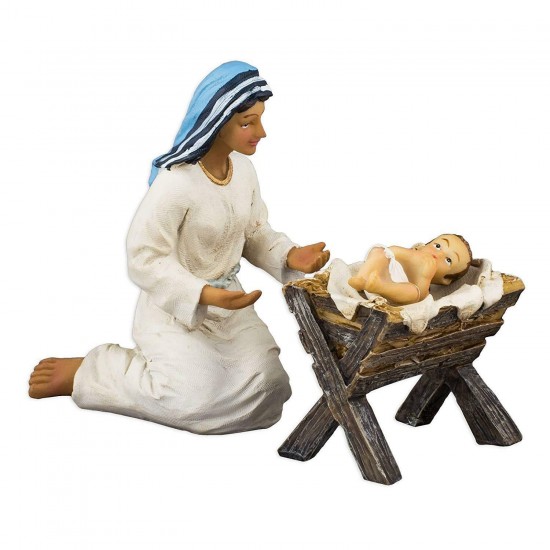 Three Kings Gifts 14-Piece The Real Life Nativity, 7-Inch