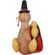 Holidayana Turkey With Pilgrim Hat Inflatable 6Ft Thanksgiving Turkey With Pilgr