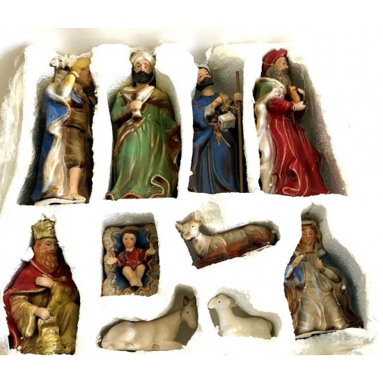 10 Piece Ceramic Nativity Set