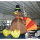 Outdoor Inflatable Thanksgiving Decorations Inflatable Turkey with Air Blower