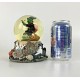 Vintage Halloween Musical Snow Globe Witch Pumpkin Ghosts Skull Decor Gift Video