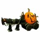 Giant Inflatable Skeleton Ghost Pumpkin Carriage Decoration Lighted Outdoor Yard