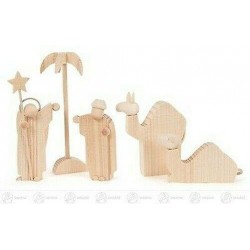 Nativity Scene Figures Die Annunciation Assortment 3 (5) Height = 4 11/32in New