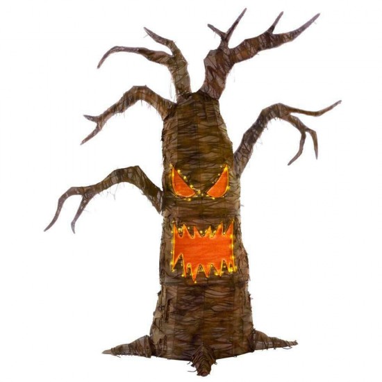 Home Accents Holiday Halloween Decoration 8 FT Giant Sized 60 LED Spooky Tree