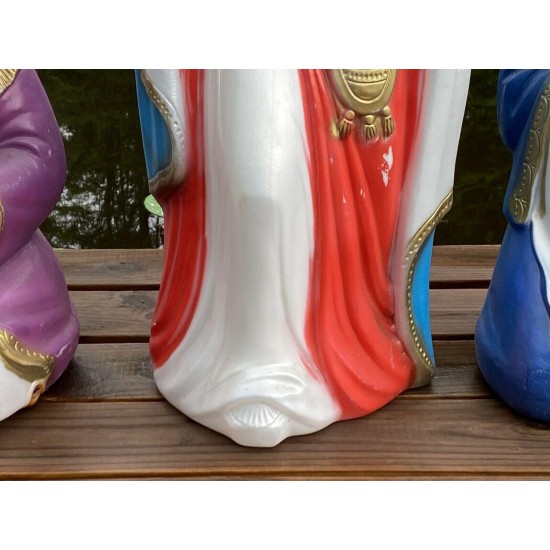 General Foam 3 Wise Men Large Nativity Blow Mold Set Christmas Lighted Outdoor