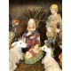 St Nicholas Square Village ~ Nativity Scene 10 Pc Set Porcelain