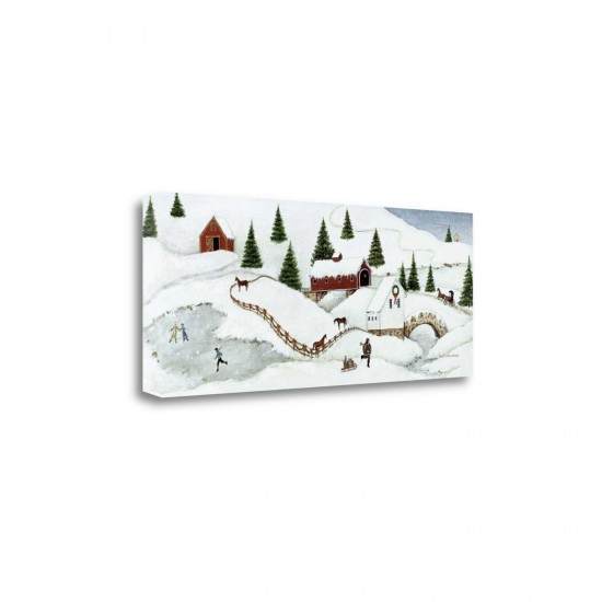 Christmas Valley Bridge By David Carter Brown, Gallery Wrap