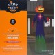 Halloween Gemmy 9 ft Fire & Ice Swirling Light Pumpkin Reaper Inflatable NIB