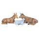 Nativity Set Jesus,Mary, Joseph, Shepherd,Guardian Angel,Three Kings & Animal