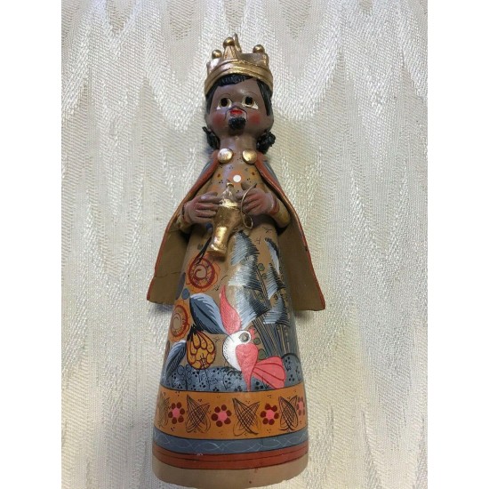 15PC LARGE 12” HANDMADE MEXICAN POTTERY NATIVITY MANGER TONALA