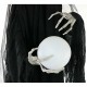 Animated Scary Witch Lighted Halloween Crystal Ball Light Figurine Outdoor Decor