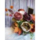 XL Personalized Fall Pumpkin Floral Arrangement- Custom Fall Centerpiece