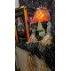 48” Fiber Optic Scarecrow Pumpkin JOL Autumn Fall Halloween Trendmasters 2002