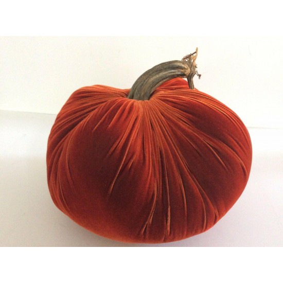 14” Bittersweet Original Velvet Plush Pumpkin Autumn Harvest Halloween Thanksgiv