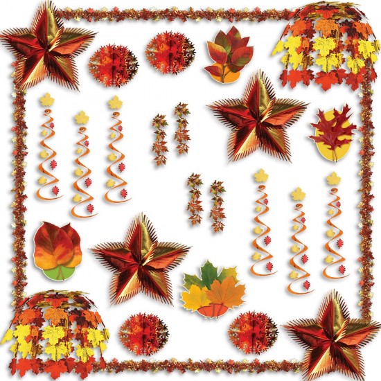 (1) Fall Reflections Decorating Kit Piece Count: 28