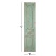 Zimlay Farmhouse Distressed Sage Antique Wooden Door Wall Panel 56166