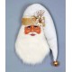 CHRISTMAS DECORATIONS - WINTER WHITE SANTA CLAUS WALL ART - 31