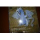 HALLOWEEN INFLATABLE  SILVER DRAGON 8.5 FEET ANIMATED