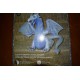 HALLOWEEN INFLATABLE  SILVER DRAGON 8.5 FEET ANIMATED