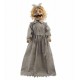 2.9 Foot Tall Creepy Talking Orphan Doll Scary Animatronic Halloween Decoration