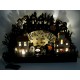 MARTHA STEWART LARGE LED LIGHTED DIE CUT WOODEN HALLOWEEN HAUNTED VILLAGE NEW