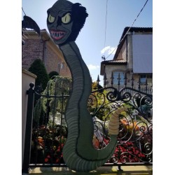 SNAKE from BEETLEJUICE 8 FT. HALLOWEEN LAWN ART YARD SIGN DECOR