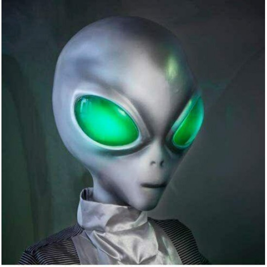 3 ft. Dancing and Moving LED Alien Halloween Decorations Sounds Animated Indoor