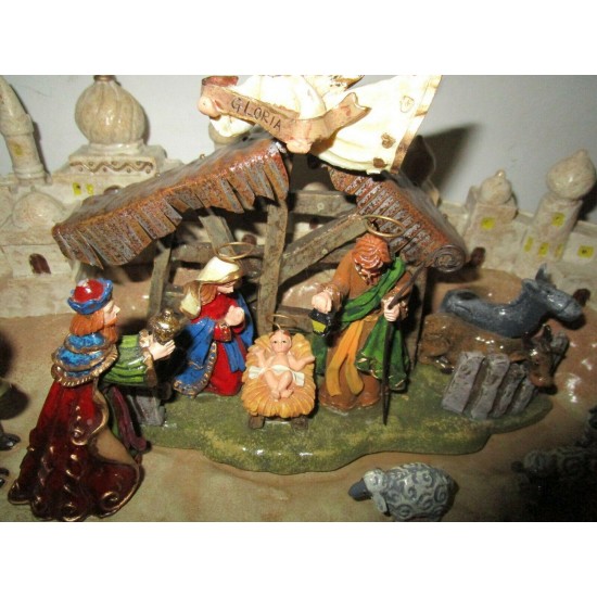 Christmas Nativity Scene amazing rare size 20