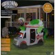 Gemmy Halloween 8 ft Animated Monster Ambulance Airblown Inflatable NIB