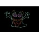 Animated Baboo Goblin Halloween LED light wire frame display decoration