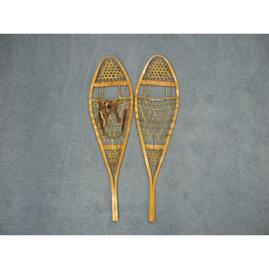 Authentic Vintage Pair of Snowshoes Used Gallery (47-90-G190) ET