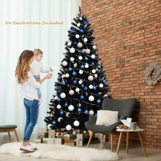 7.5Ft Hinged Artificial Halloween Christmas Tree