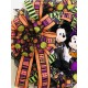 Mickey And Minnie Halloween Wreath, Mickey Wreath, Halloween Disney