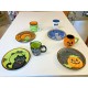 Pfaltzgraff 2009 Happy Halloween Plates 3D Embossed Mugs, Set of 4