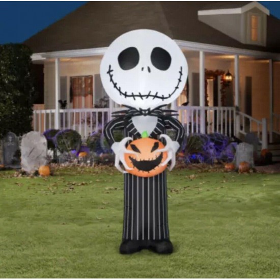 Halloween Decoration Jack Skellington & Zero 5ft Nightmare Before Christmas