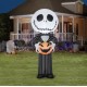 Halloween Decoration Jack Skellington & Zero 5ft Nightmare Before Christmas