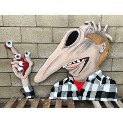 ADAM MAITLAND from BEETLEJUICE  HALLOWEEN LAWN ART YARD SIGN DECOR