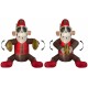 Halloween Inflatable Animated Cymbal Monkey Airblown Yard Decor 6 FT LED NEW